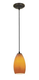 Access Lighting 28012-1C-ORB/MYA Sydney 1 Light Glass Pendant 