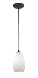 Access Lighting 28012-1C-ORB/OPL Sydney 1 Light Glass Pendant 