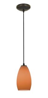 Access Lighting 28012-1C-ORB/ORG Sydney 1 Light Glass Pendant 