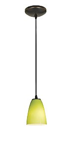 Access Lighting 28022-1C-ORB/LGR Sydney 1 Light Cone Glass Pendant 