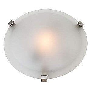 Access Lighting 50063-SAT/FST Cirrus Traditional / Classic Single Light Down Lighting Flush Mount