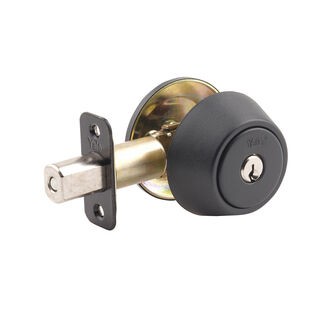 Yale Lock 820TB 820 New Traditions Single Cylinder Deadbolt in Textured Black