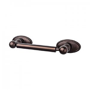 Top Knobs ED3ORBC Edwardian Bath Tissue Holder Oval Backplate in Oil Rubbed Bronze