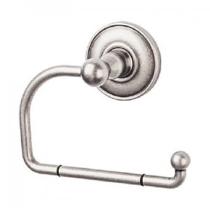 Top Knobs ED4APD Edwardian Bath Tissue Hook Plain Backplate in Antique Pewter