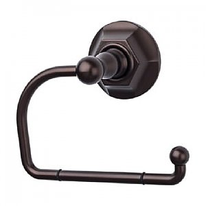 Top Knobs ED4ORBB Edwardian Bath Tissue Hook Hex Backplate in Oil Rubbed Bronze
