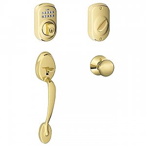 Schlage FE365-PLY-PLY Plymouth Electronic Handleset