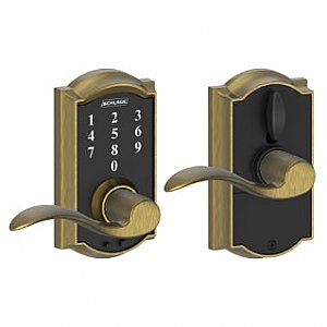 Schlage Touch FE695CAM609ACC Keyless Touchscreen Lever
