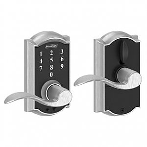 Schlage Touch FE695CAM626ACC Keyless Touchscreen Lever