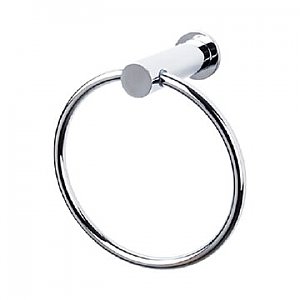 Top Knobs HOP5PC Hopewell Bath Ring in Polished Chrome