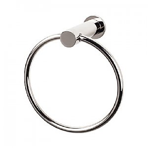 Top Knobs HOP5PN Hopewell Bath Ring in Polished Nickel