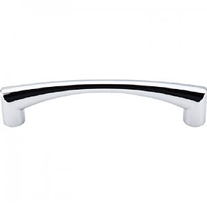 Top Knobs M1133 Hidra Pull 5 1/16 Inch Center to Center in Polished Chrome