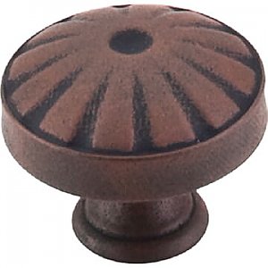 Top Knobs M1222 Hudson Knob 1 1/4 Inch in Patina Rouge