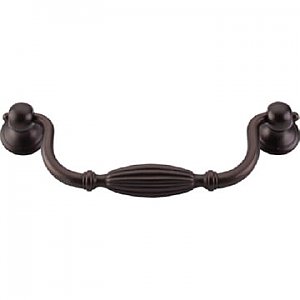 Top Knobs M1336 Tuscany Small Drop Pull 5 1/16 Inch Center to Center in Oil Rubbed Bronze