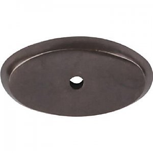 Top Knobs M1442 Aspen Oval Backplate 1 3/4 Inch in Medium Bronze