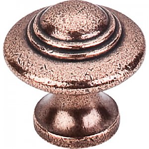 Top Knobs M15 Ascot Knob 1 1/4 Inch in Old English Copper