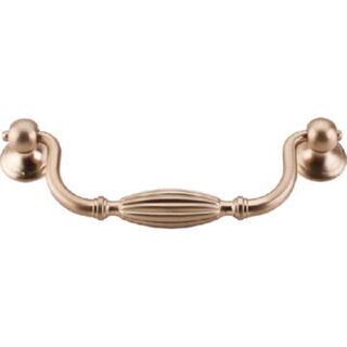 Top Knobs M1628 Tuscany Small Drop Pull 5 1/16 Inch Center to Center in Brushed Bronze
