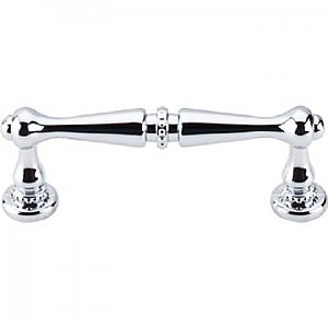 Top Knobs M1716 Edwardian Pull 3 Inch Center to Center in Polished Chrome
