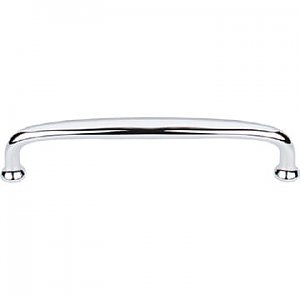 Top Knobs M1917 Charlotte Pull 6 Inch Center to Center in Polished Chrome