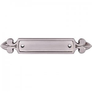 Top Knobs M2130 Dover Backplate 2 1/2in. in Brushed Satin Nickel
