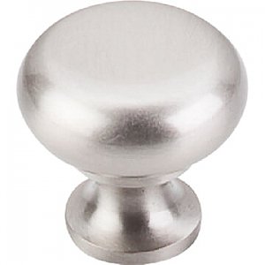 Top Knobs M271 Flat Faced Knob 1 1/4 Inch in Brushed Satin Nickel