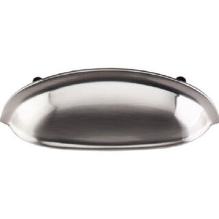 Top Knobs M360 Somerset Cup Pull 3 Inch Center to Center in Brushed Satin Nickel
