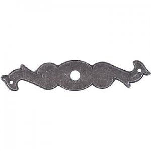 Top Knobs M706 Knob Backplate 4 1/4 Inch in Pewter