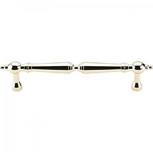 Top Knobs M729-7 Asbury Pull 7 Inch Center to Center in Polished Brass