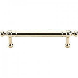 Top Knobs M828-96 Somerset Weston Pull 3 3/4 Inch Center to Center in Polished Brass