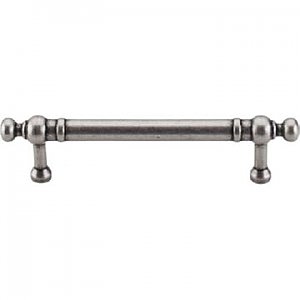 Top Knobs M834-96 Somerset Weston Pull 3 3/4 Inch Center to Center in Pewter Antique