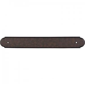 Top Knobs M882 Plain Back Plate 12 Inch Center to Center in Patina Rouge