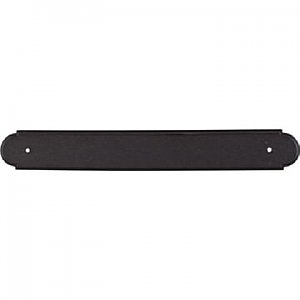 Top Knobs M883 Plain Back Plate 12 Inch Center to Center in Patina Black