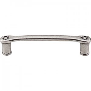 Top Knobs M968 Link Pull 3 3/4 Inch Center to Center in Pewter Antique