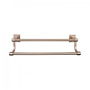Top Knobs STK11BB Stratton Bath Towel Bar 30 Inch Double in Brushed Bronze