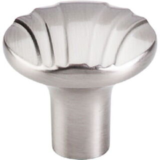 Top Knobs TK221BSN Victoria Falls & Sydney Knob 1 1/4 Inch in Brushed Satin Nickel