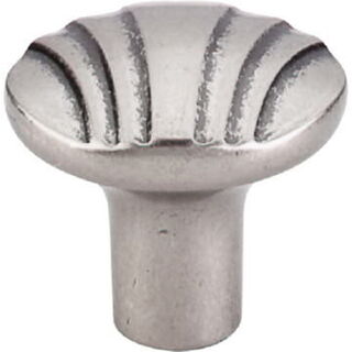 Top Knobs TK221PTA Victoria Falls & Sydney Knob 1 1/4 Inch in Pewter Antique