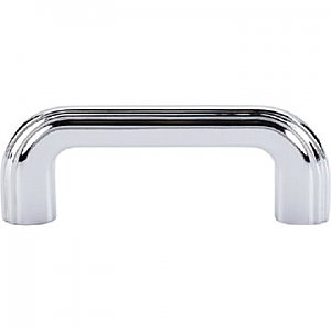 Top Knobs TK222PC Victoria Falls Pull 3 Inch Center to Center in Polished Chrome