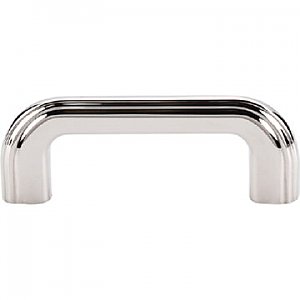 Top Knobs TK222PN Victoria Falls Pull 3 Inch Center to Center in Polished Nickel