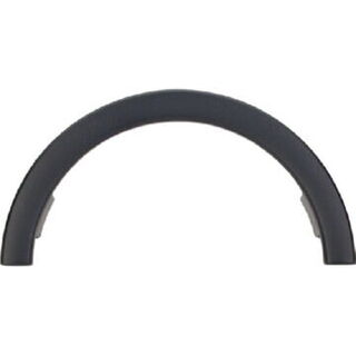 Top Knobs TK53BLK Half Circle Open Pull 3 1/2 Inch Center to Center in Flat Black