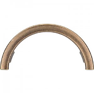 Top Knobs TK53GBZ Half Circle Open Pull 3 1/2 Inch Center to Center in German Bronze