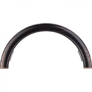 Top Knobs TK53TB Half Circle Open Pull 3 1/2 Inch Center to Center in Tuscan Bronze