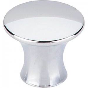 Top Knobs TK592PC Oculus Large Round Knob 1 1/4 Inch in Polished Chrome