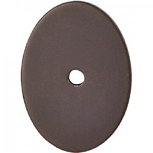 Top Knobs TK62ORB Oval Large Backplate 1 3/4 Inch in Oil Rubbed Bronze