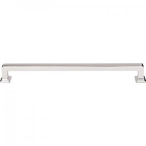 Top Knobs TK706PN Ascendra Pull 9 Inch Center to Center in Polished Nickel