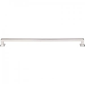 Top Knobs TK708PN Ascendra Pull 12 Inch Center to Center in Polished Nickel