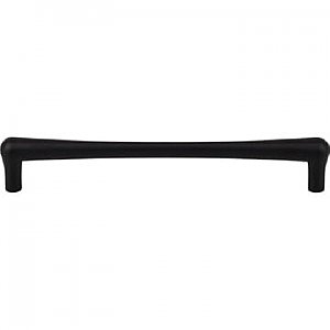 Top Knobs TK766BLK Brookline Pull 7-9/16 Inch Center to Center in Flat Black
