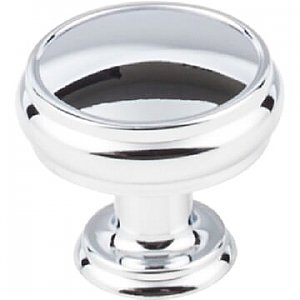 Top Knobs TK832PC Eden Large Knob 1 3/8 Inch in Polished Chrome