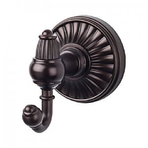 Top Knobs TUSC2ORB Tuscany Bath Double Hook in Oil Rubbed Bronze