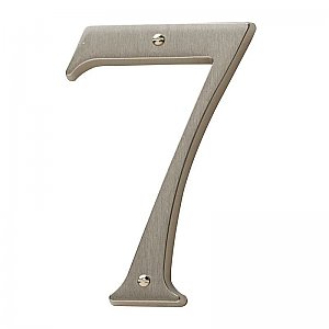 Baldwin 90677056 Solid Brass Residential House Number 7