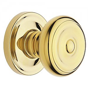 Baldwin 5020030IDM Colonial Half Dummy Knob with 5048 Rose and Concealed Screws