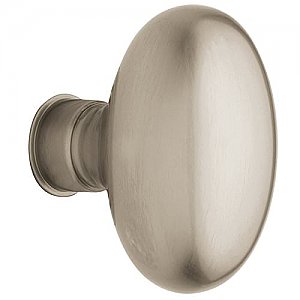 Baldwin 5025056MR Pair of Estate Knobs without Rosettes